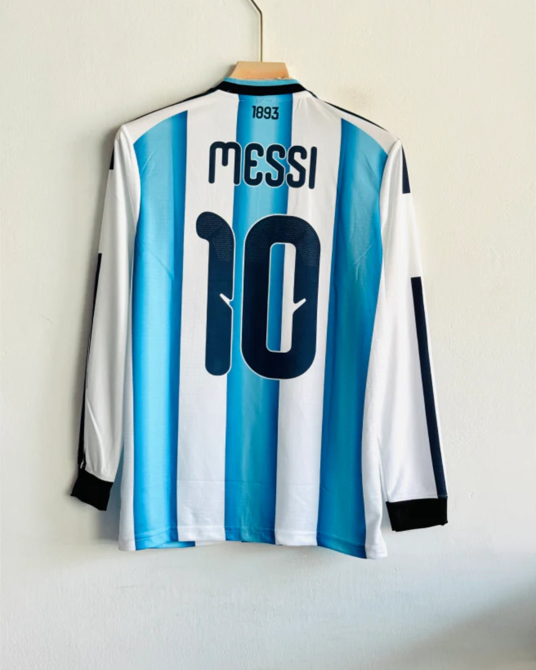 Argentina 2026 Full Sleeve Embroidery Home Jersey Messi
