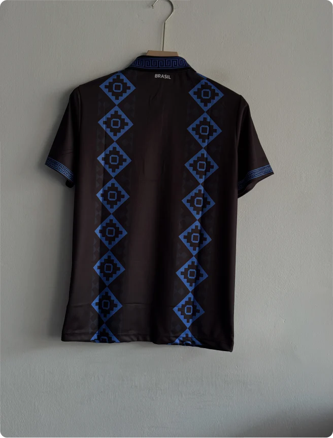 BRAZIL BLACK CONCEPT KIT POLO EMBROIDERY PREMIUM