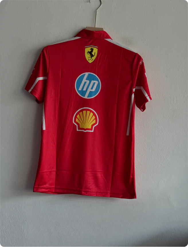 F1 FERRARI SCUDERIA RED POLO PREMIUM