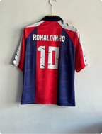 BARCELONA 1992 VINTAGE SPECIAL KIT RONALDINHO FIVESLEEVE POLO