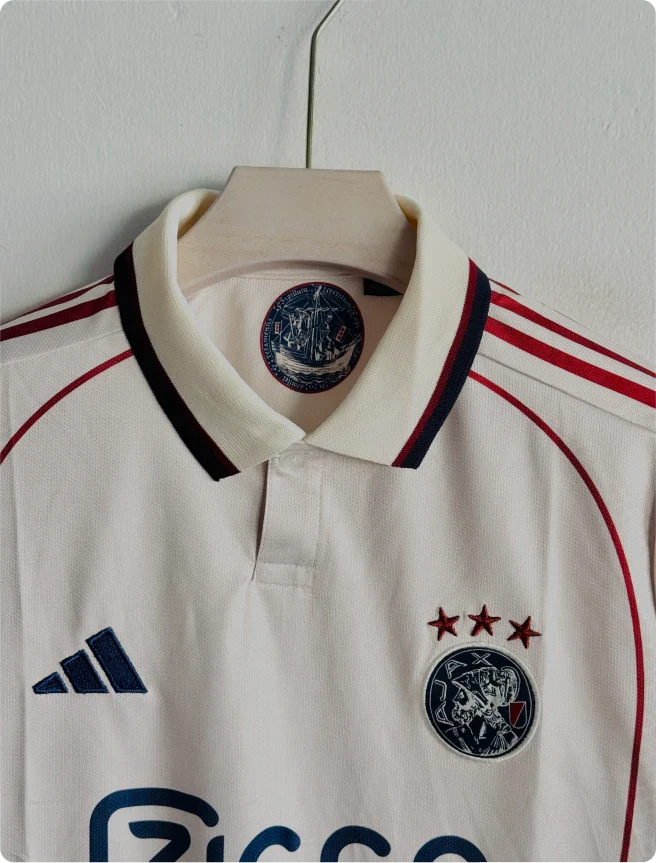 AJAX 25-26 THIRD KIT POLO EMBROIDERY PREMIUM