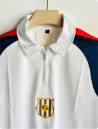 BARCELONA VINTAGE KIT FIVESLEEVE POLO EMBROIDERY WITH ZIP PREMIUM