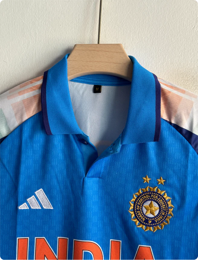 INDIA 2025 ODI KIT VIRAT POLO EMBROIDERY PREMIUM