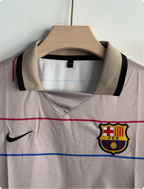 BARCELONA 2003-04 AWAY KIT RONALDINHO POLO EMBROIDERY PREMIUM