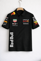 ORACLE RED BULL RACING TEAM F1 POLO SHIRT SIGNATURE PREMIUM