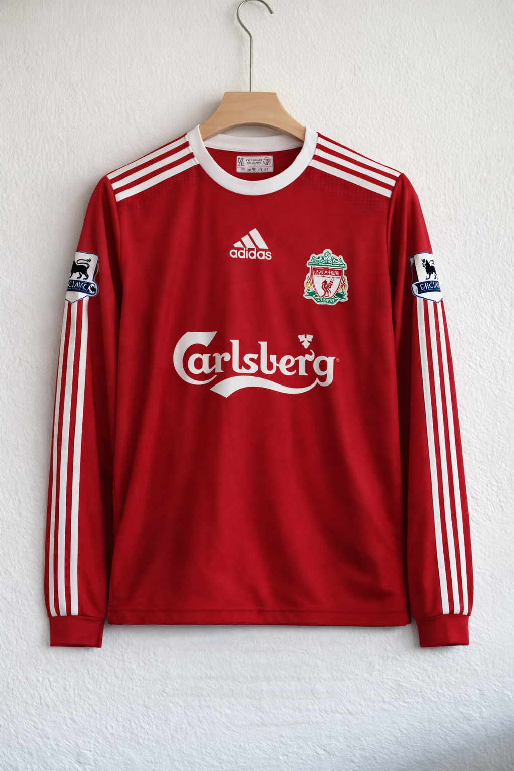 LIVERPOOL 2008/2010 FULL SLEEVE EMBROIDERY HOME JERSEY
