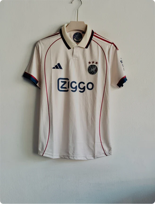 AJAX 25-26 THIRD KIT POLO EMBROIDERY PREMIUM
