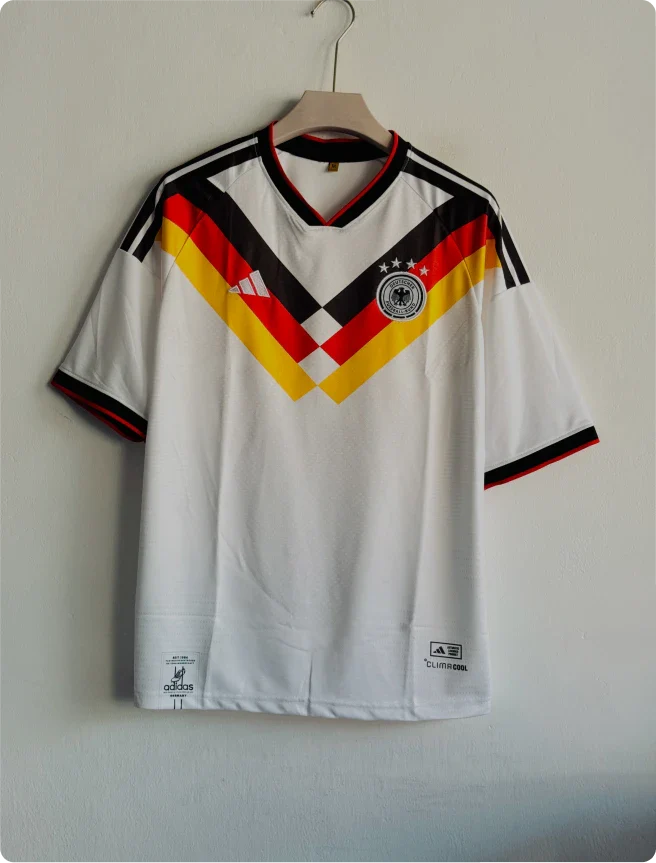 GERMANY 2026 HOME KIT FIVESLEEVE V KNITTED POLO EMBROIDERY PREMIUM