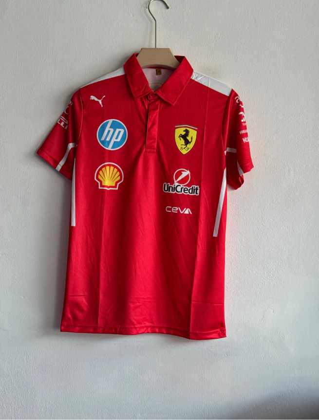 F1 FERRARI SCUDERIA RED POLO PREMIUM