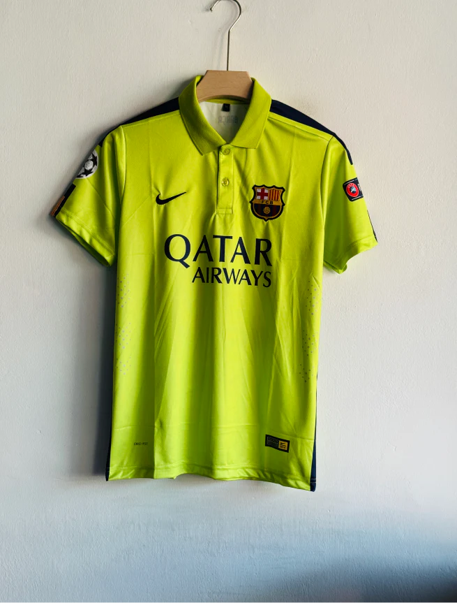 BARCELONA 2014-15 THIRD KIT MESSI POLO EMBROIDERY PREMIUM
