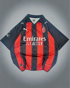 AC Milan 2025/2026 Home Jersey Five Sleeve Collar Embroidery