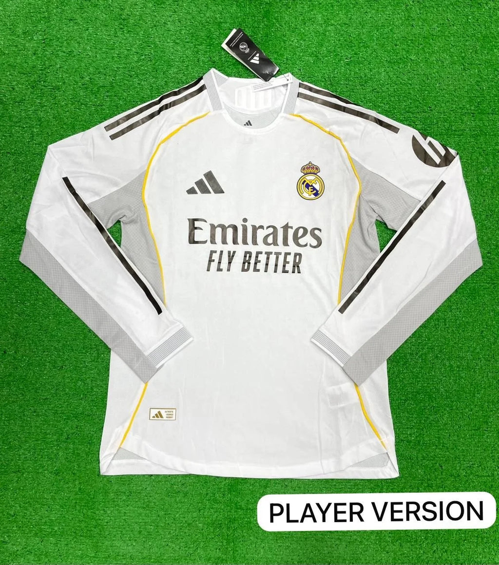 REAL MADRID 25-26 HOME FULL SLEEVE (PV)