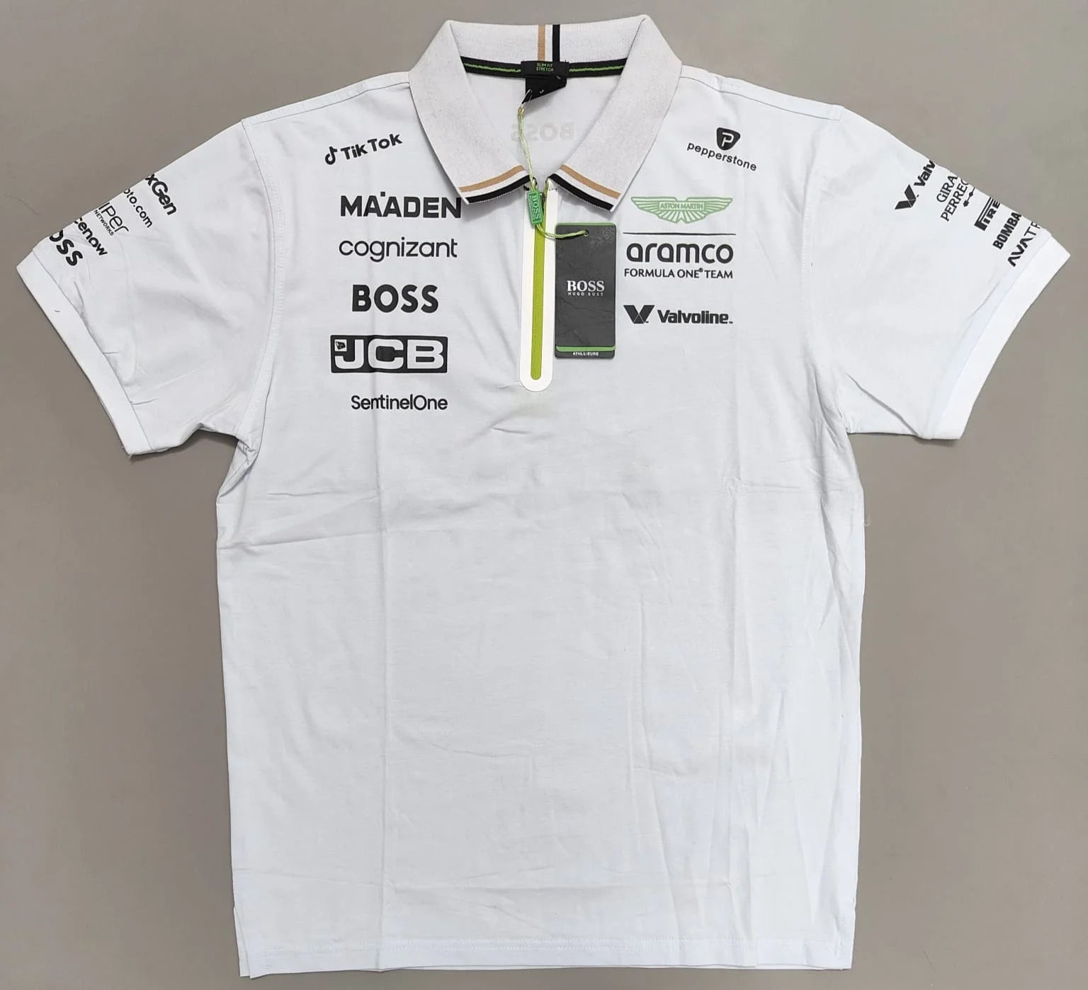 ASTON MARTIN 2025 ARAMCO COGNIZANT F1 TEAM POLO T-SHIRT