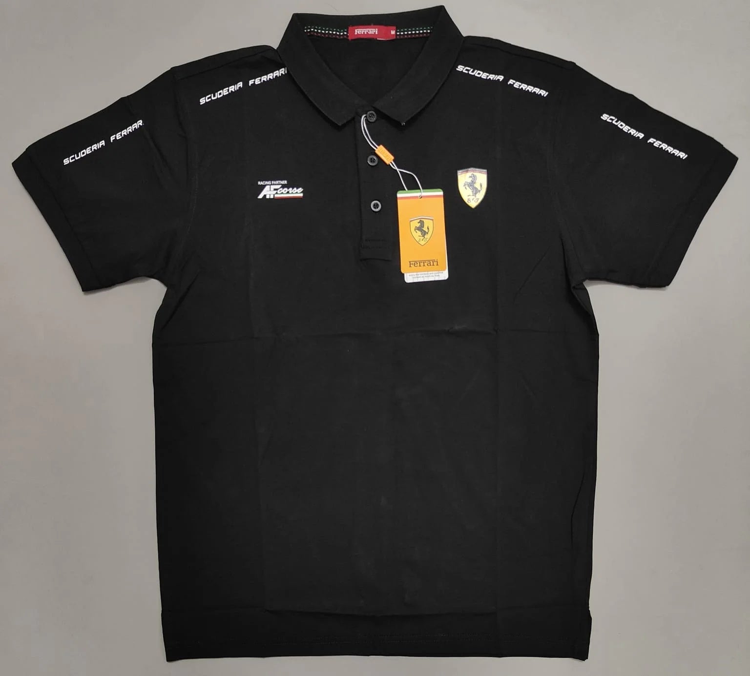 FERRARI PREMIUM MATTY F1 POLO T-SHIRT