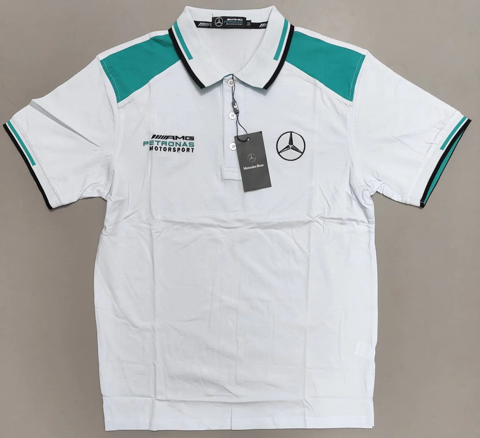 MERCEDES-AMG PETRONAS 2025 F1 TEAM POLO T-SHIRT