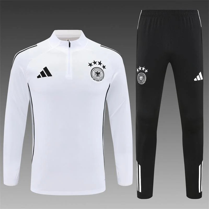 GERMANY 25-26 WHITE & BLACK TRACKSUIT