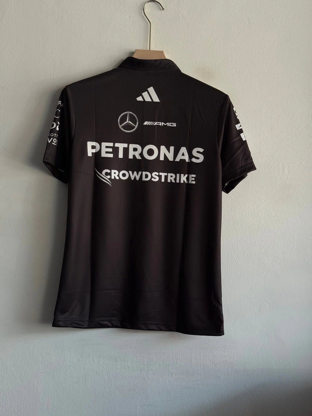 F1 MERCEDES PETRONAS BLACK POLO PREMIUM