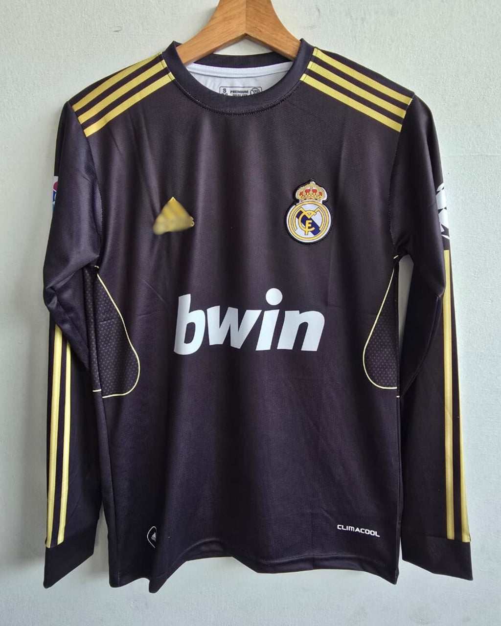 Real Madrid 2011/2012 Full Sleeve Embroidery Away Jersey Ronaldo