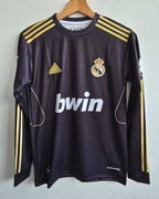 Real Madrid 2011/2012 Full Sleeve Embroidery Away Jersey Ronaldo