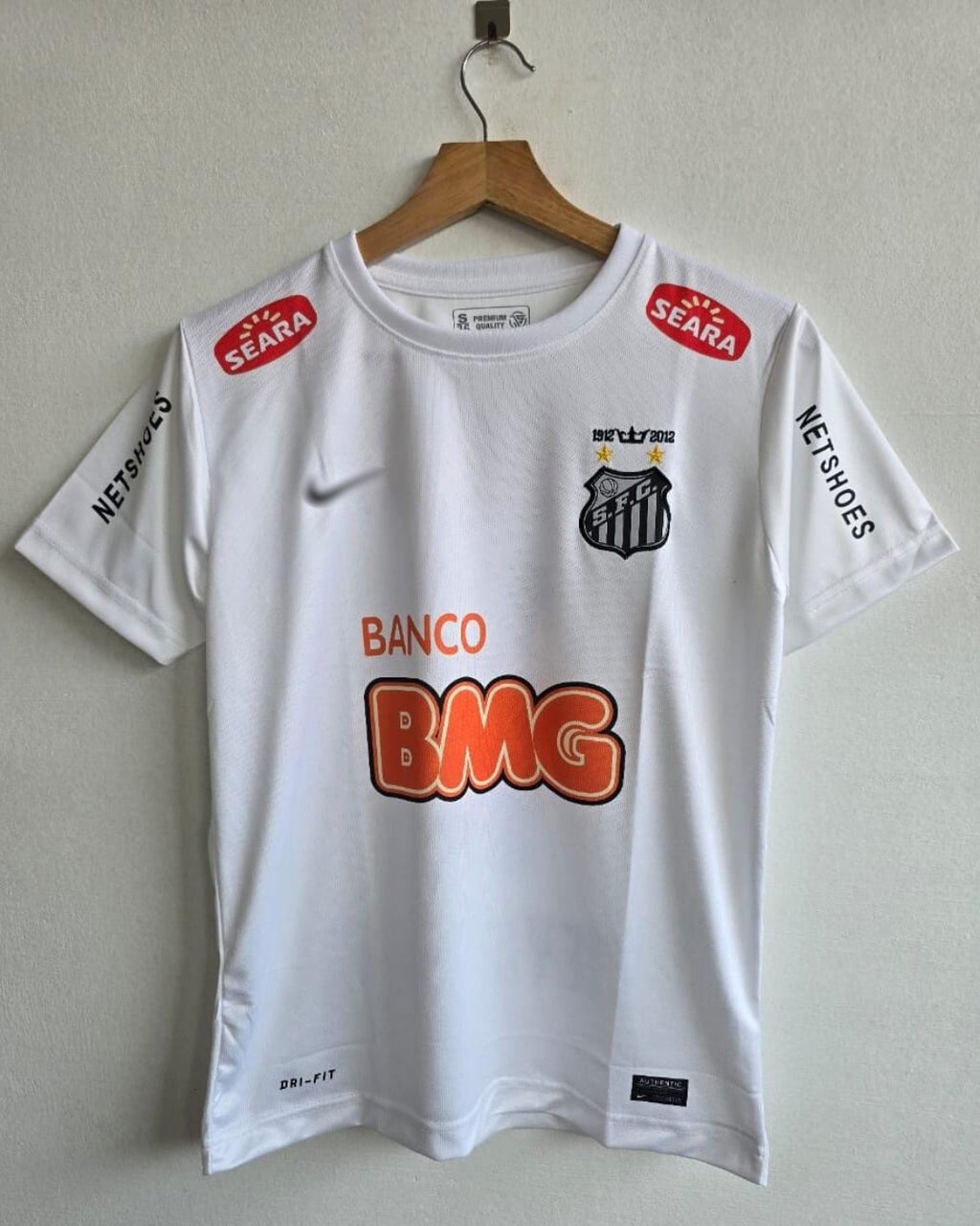 Santos 2011/2012 Home Jersey Embroidery Neymar