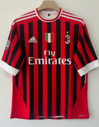 AC Milan 2011/2012 Home Five Sleeve Jersey