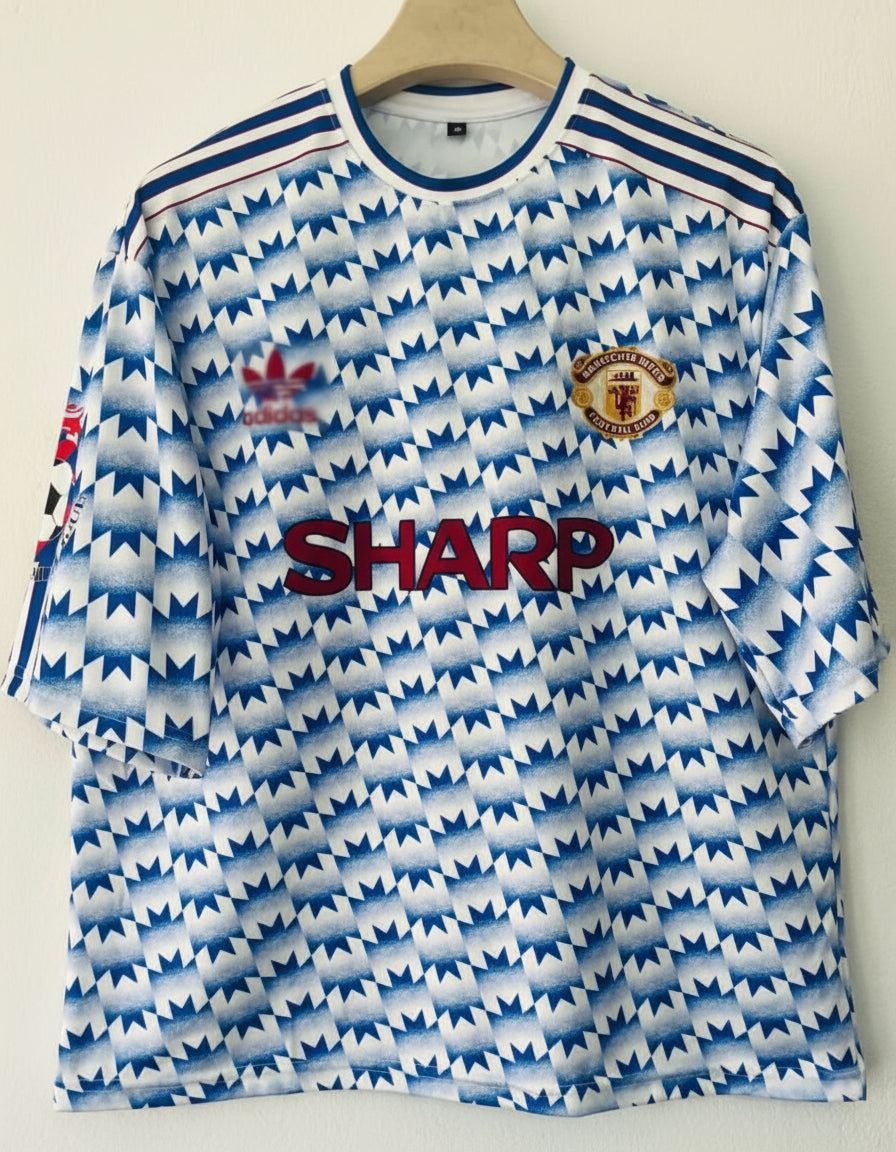 Manchester United 1990/1992 Five Sleeve Away Jersey