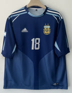 Argentina 2004/2005 Five Sleeve Away Jersey