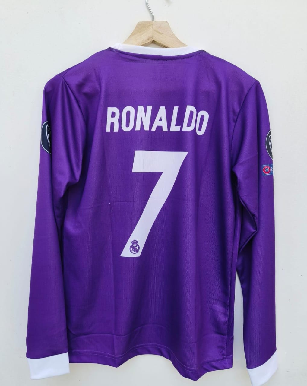 Real Madrid 2025/2026 Full Sleeve Embroidery Away Kit Ronaldo