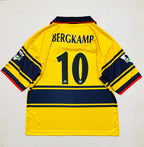 Arsenal 1997/1998 Five Sleeve Embroidery Away Jersey Bergkamp