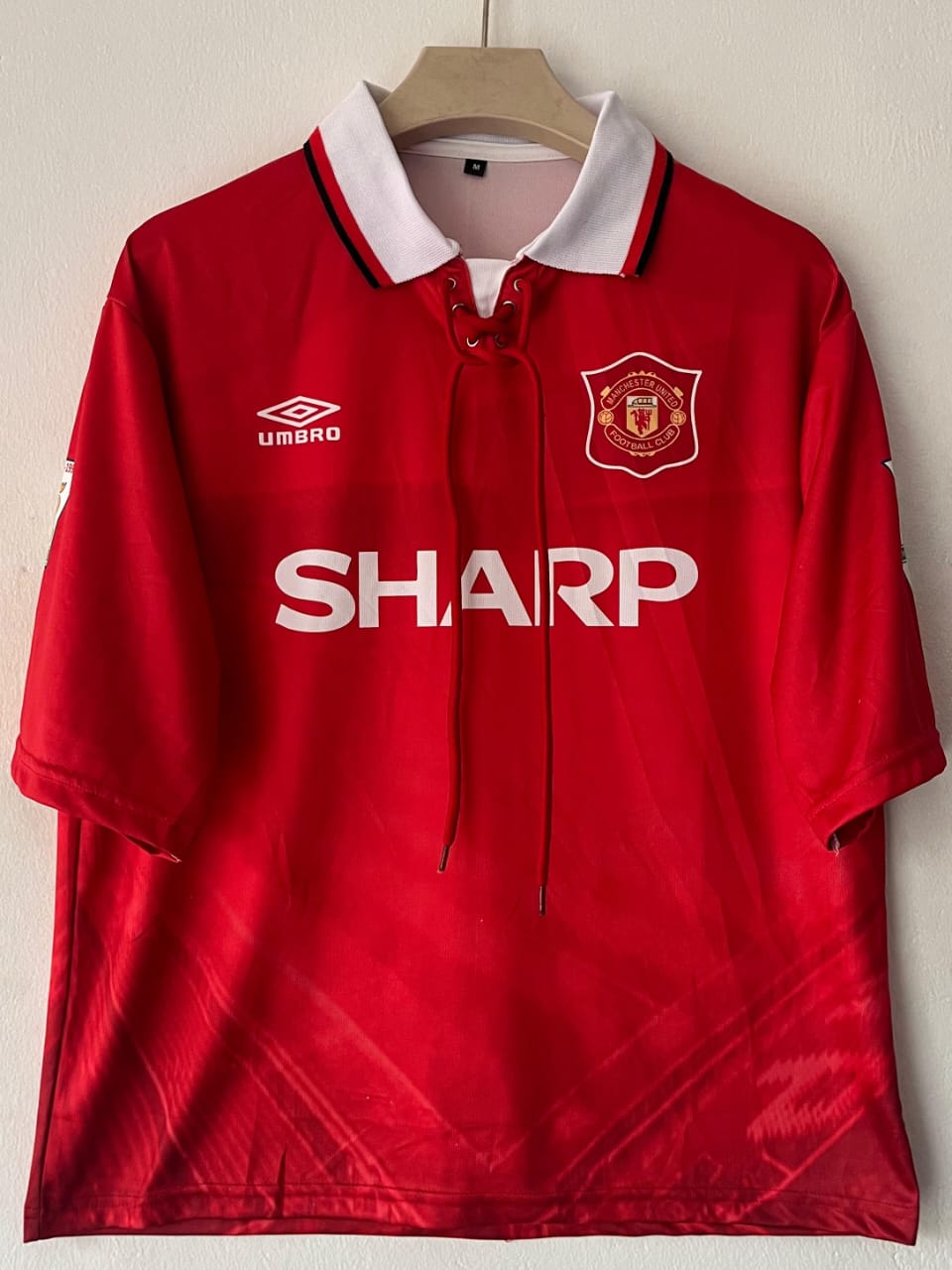 Manchester United 1994/1996 Five Sleeve Home Jersey Scholes