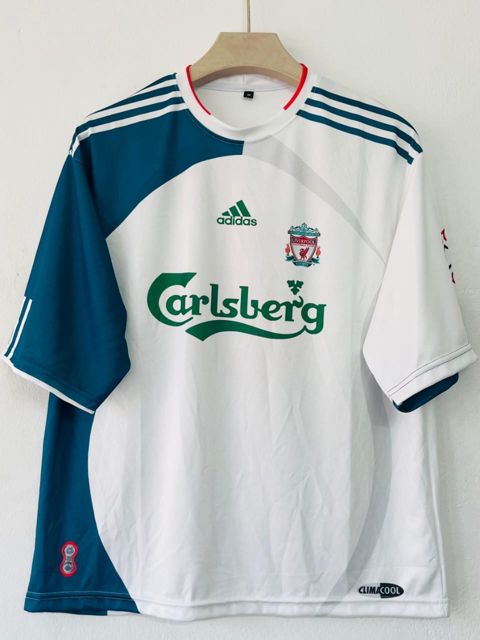 Liverpool 2006/2007 Five Sleeve Away Jersey Gerrard