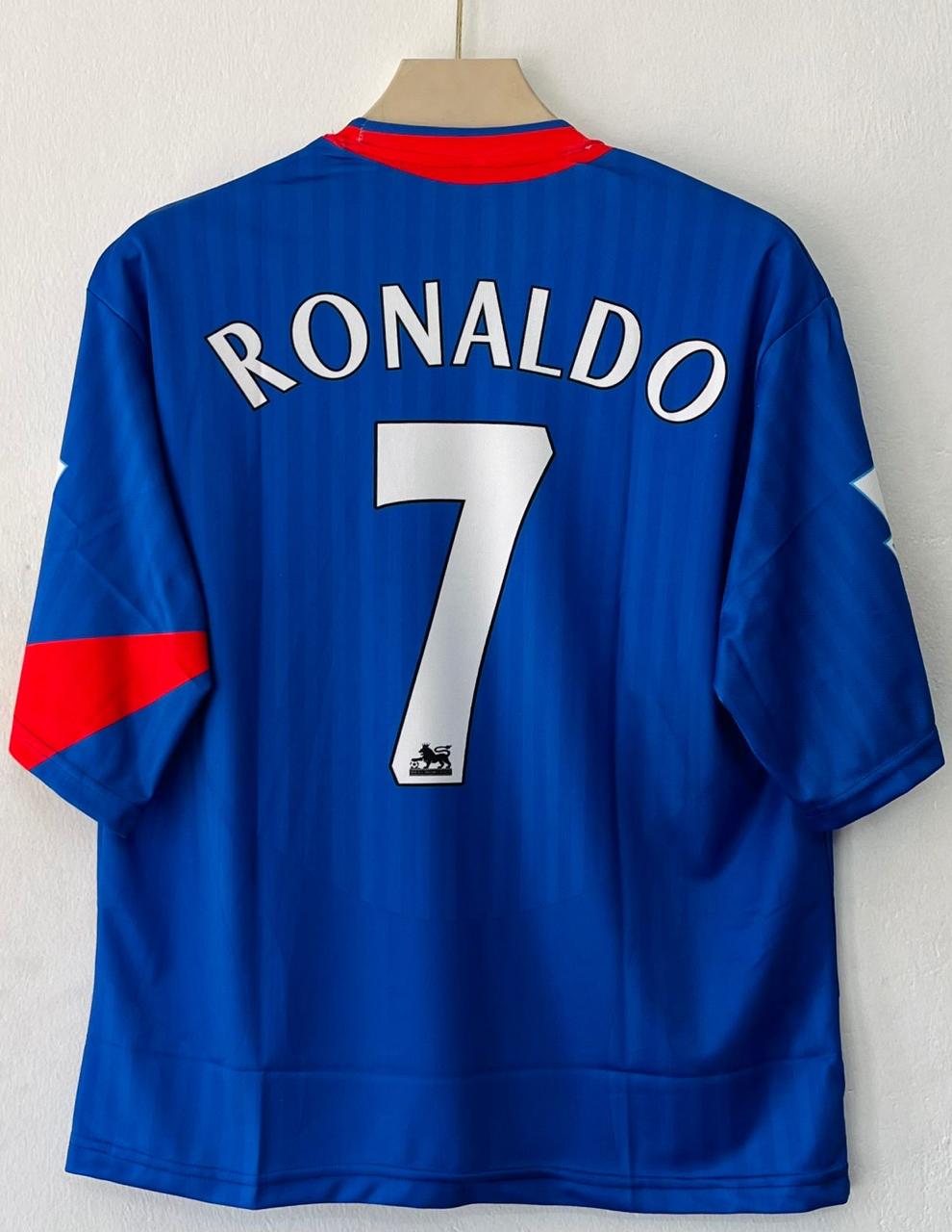 Manchester United 2005/2006 Five Sleeve Away Jersey Ronaldo