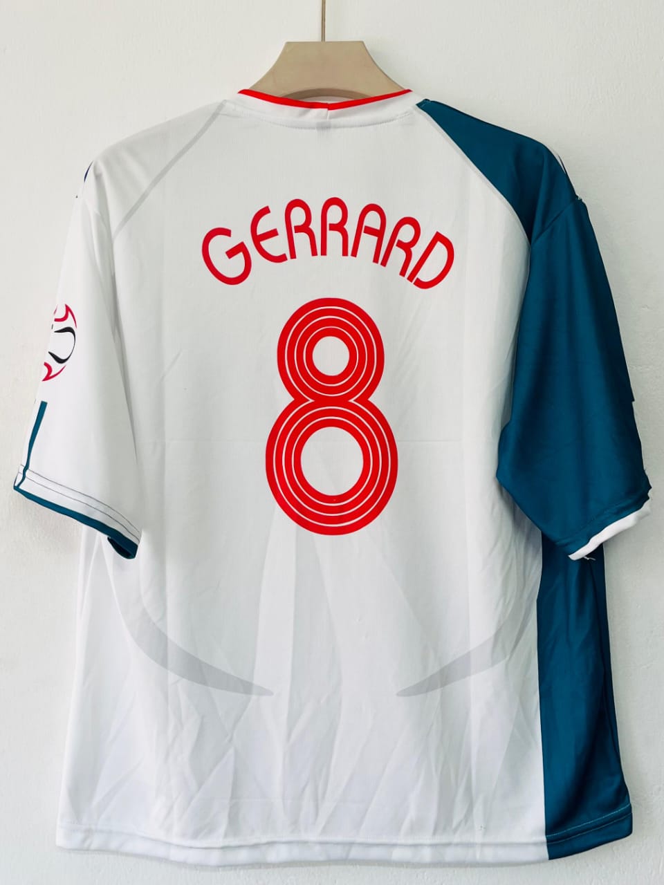 Liverpool 2006/2007 Five Sleeve Away Jersey Gerrard