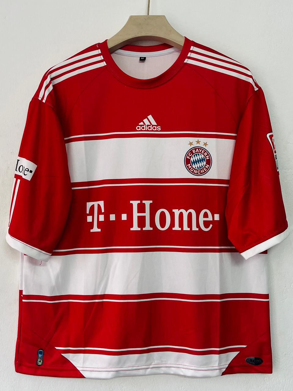 FC Bayern Munich 2007/2008 Five Sleeve Home Jersey Ribery