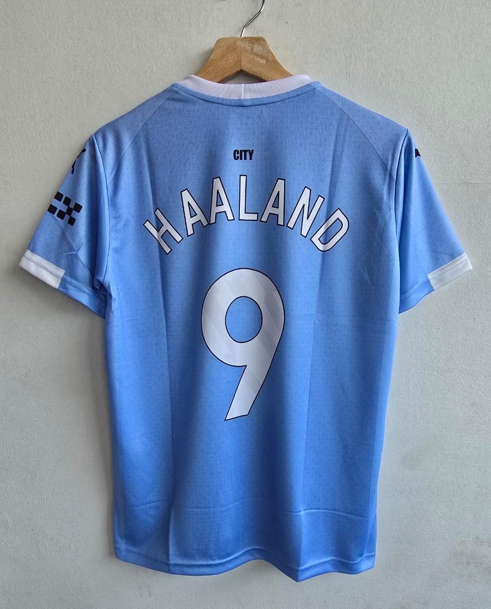 Manchester City 2025/2026 Home Jersey Embroidery Haaland