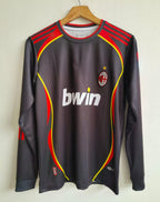 AC Milan 2006/2007 Full Sleeve Embroidery Third Kit Maldini