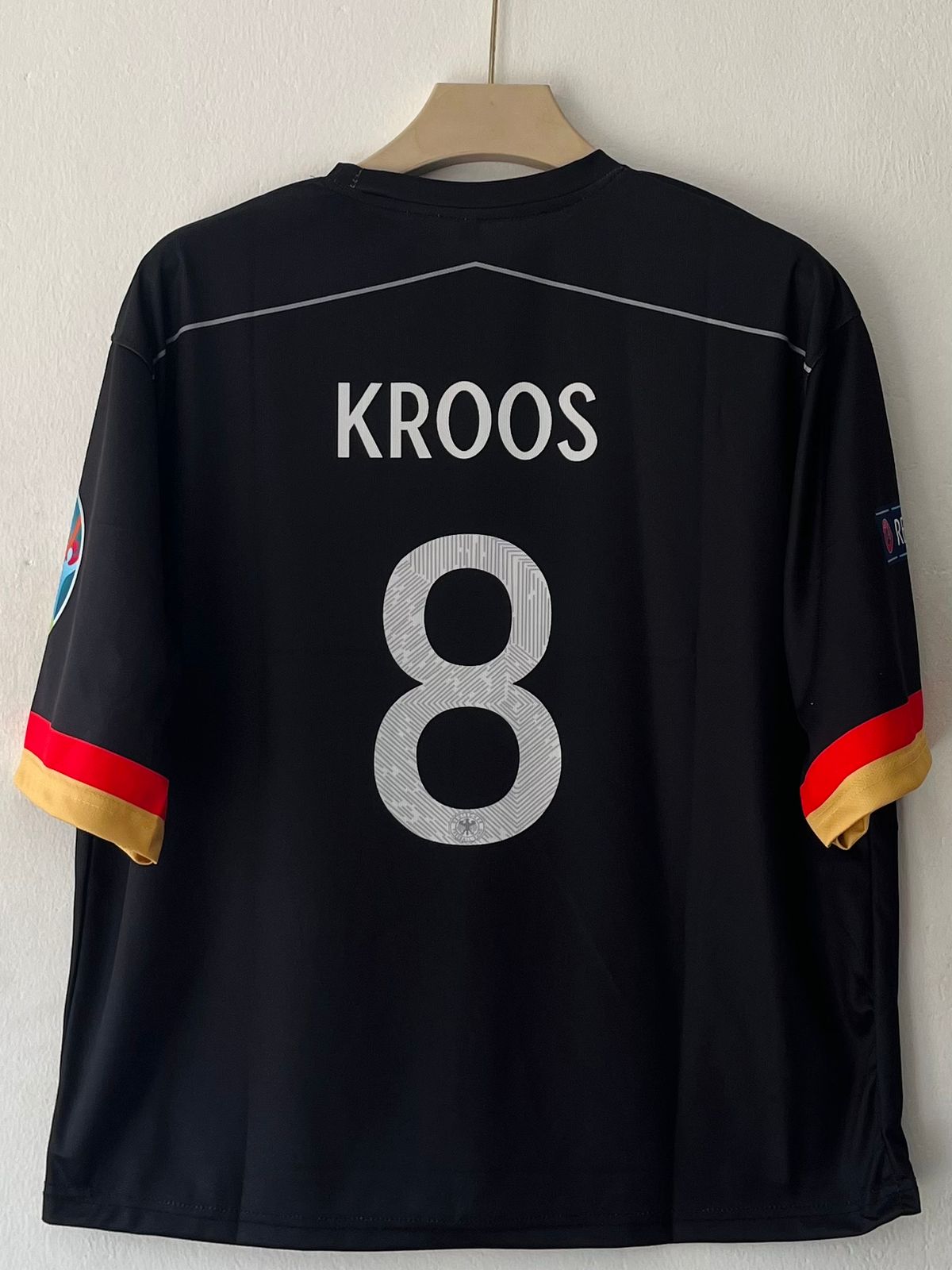 Germany 2021 Euro Away Kit Five Sleeve
