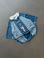 England 1996 Five Sleeve Away Kit Embroidery Beckham
