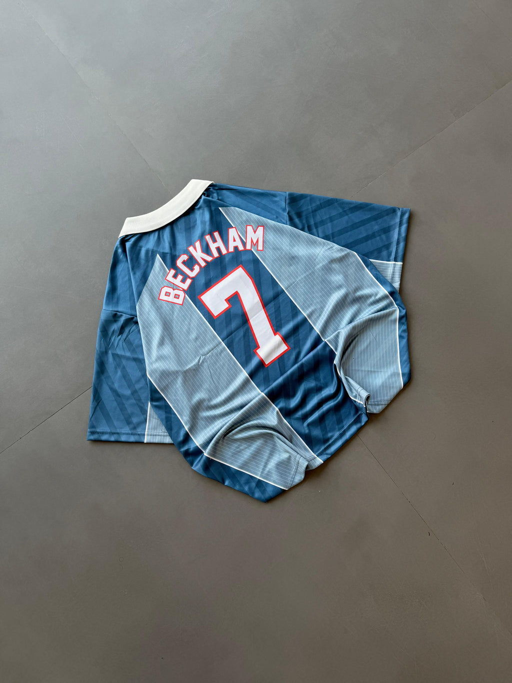 England 1996 Five Sleeve Away Kit Embroidery Beckham