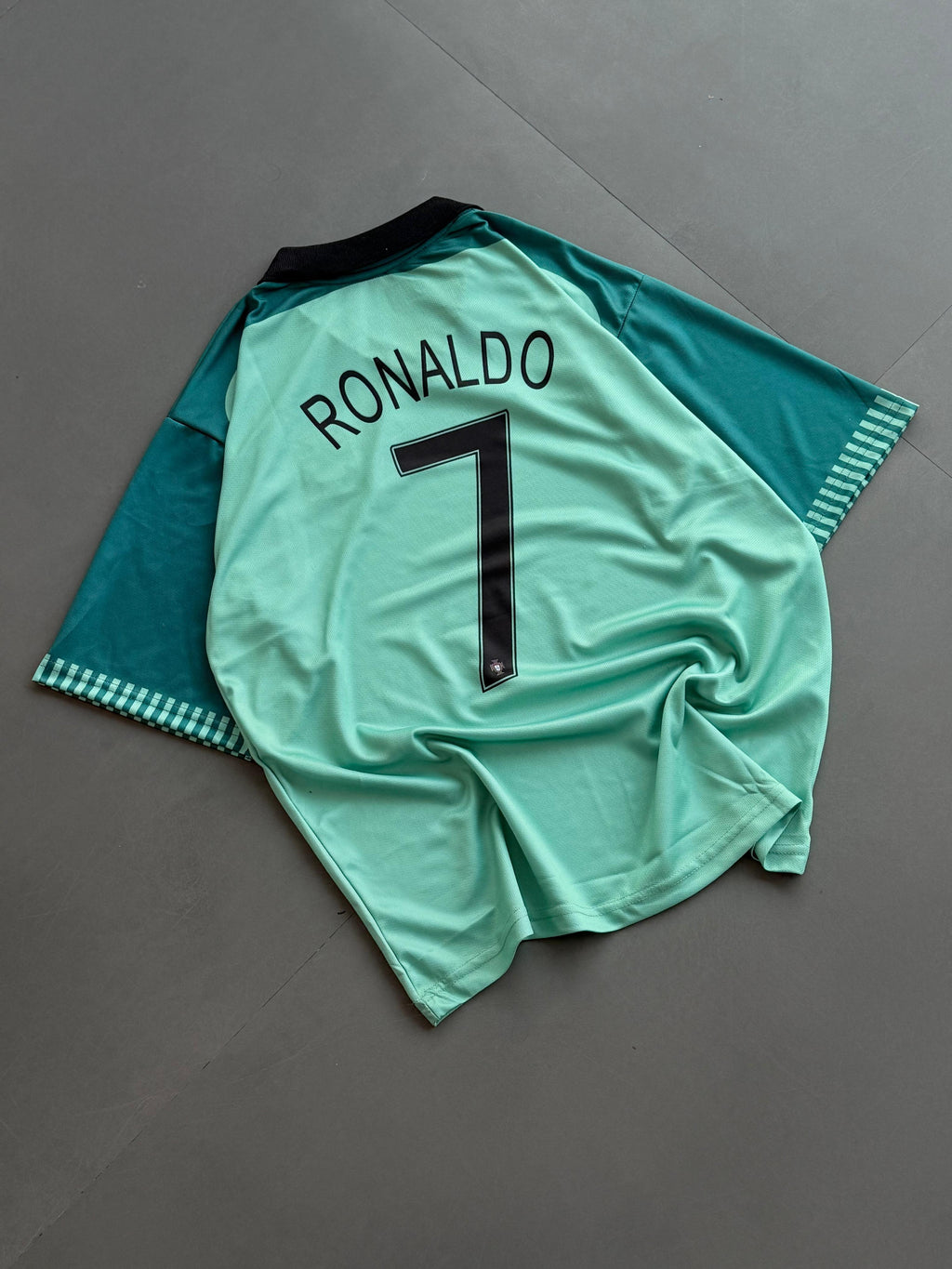 Portugal 2016 Five Sleeve Embroidery Away Jersey Ronaldo