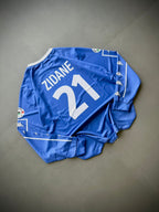 Juventus 1999/2000 Full Sleeve Away Jersey Zidane Sublimation