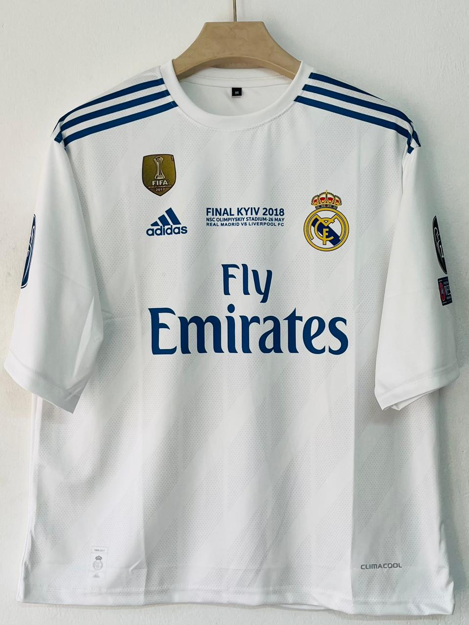 Real Madrid 2017/2018 Five Sleeve Home Jerseys Ronaldo