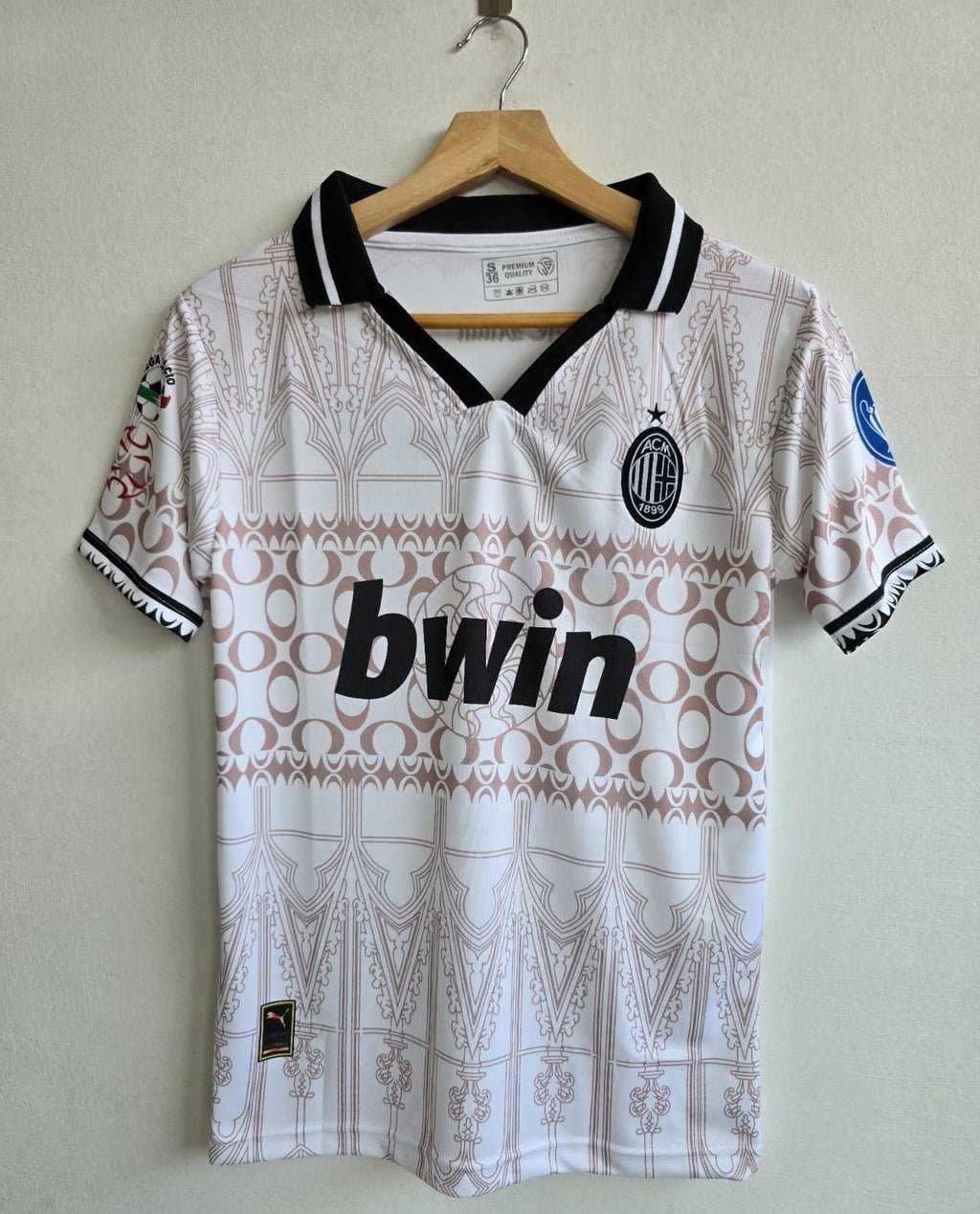 AC Milan 2024 Special Edition Kit Collar Embroidery Maldini