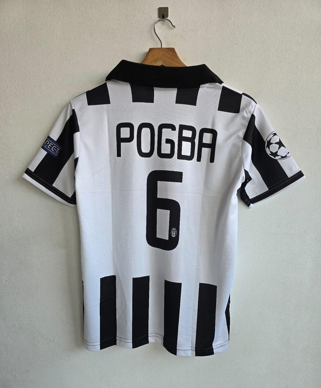 Juventus 2014/2015 Home Jersey Collar Embroidery Pogba