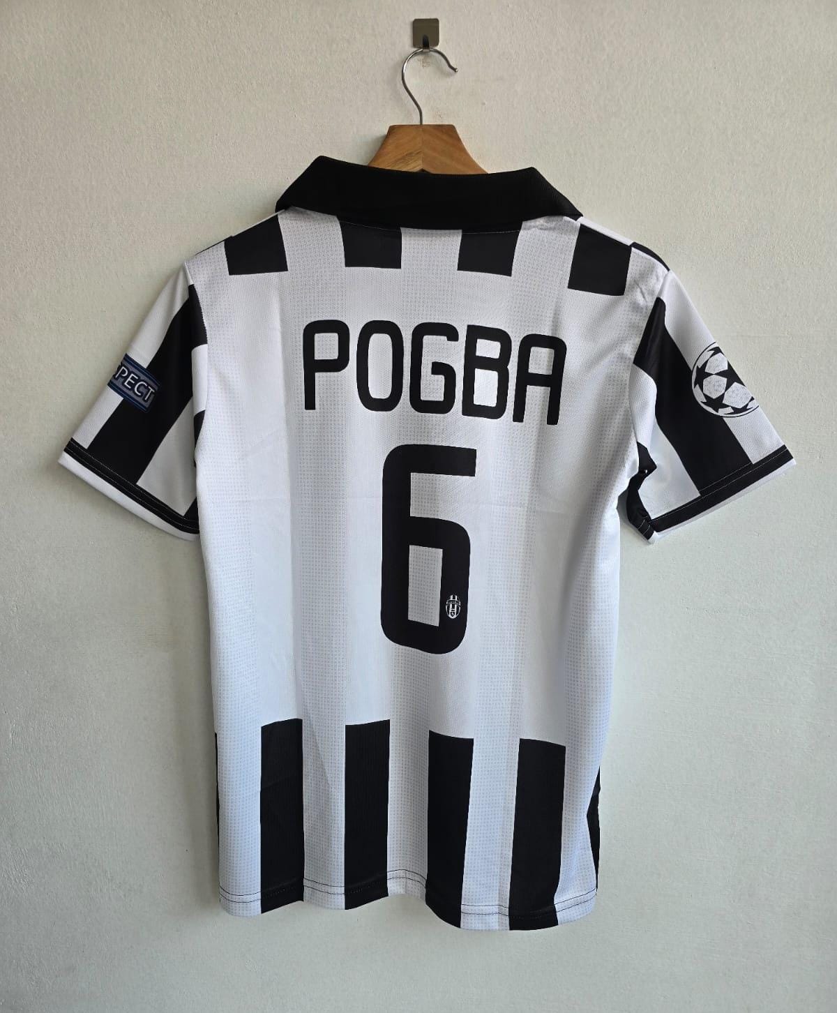 Juventus 2014/2015 Home Jersey Collar Embroidery Pogba