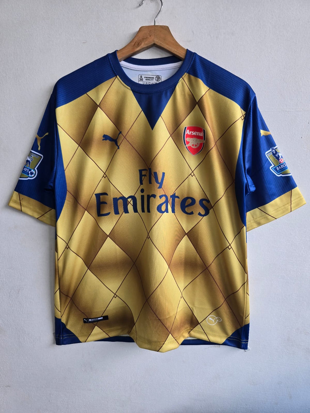 Arsenal 2015/2016 Five Sleeve Away Kit Ozil