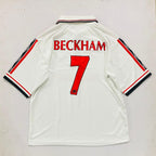 Manchester United 1998/1999 Zip Collar Five Sleeve Embroidery Beckham