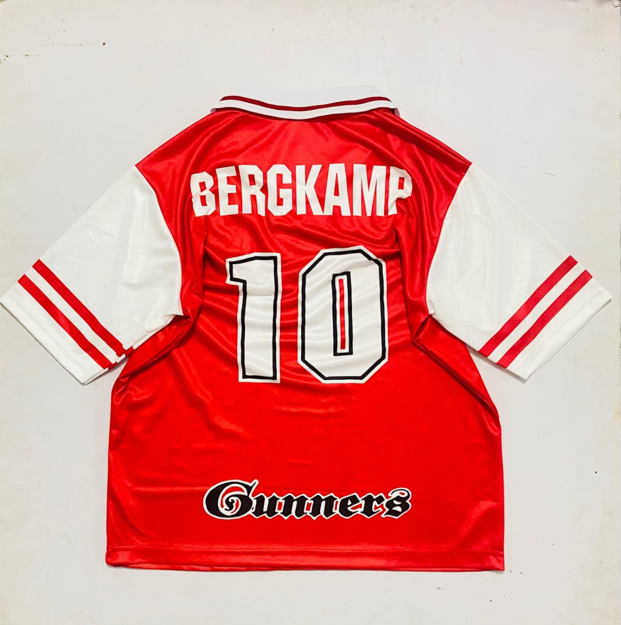 Arsenal 1996/1998 Collar Five Sleeve Embroidery Home Jersey