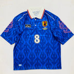 Japan 1998 Collar Five Sleeve Embroidery Home Jersey