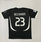 Real Madrid 2006/2007 Away Jersey Embroidery Beckham